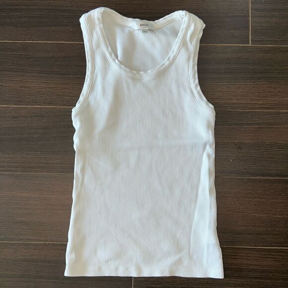 agolde poppy tank, off white - Picture 2 of 5